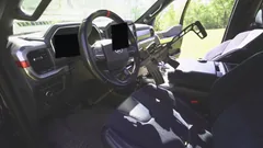 Folding-stock rifle on the StandA.R.D. at the center console of a Ford F-150